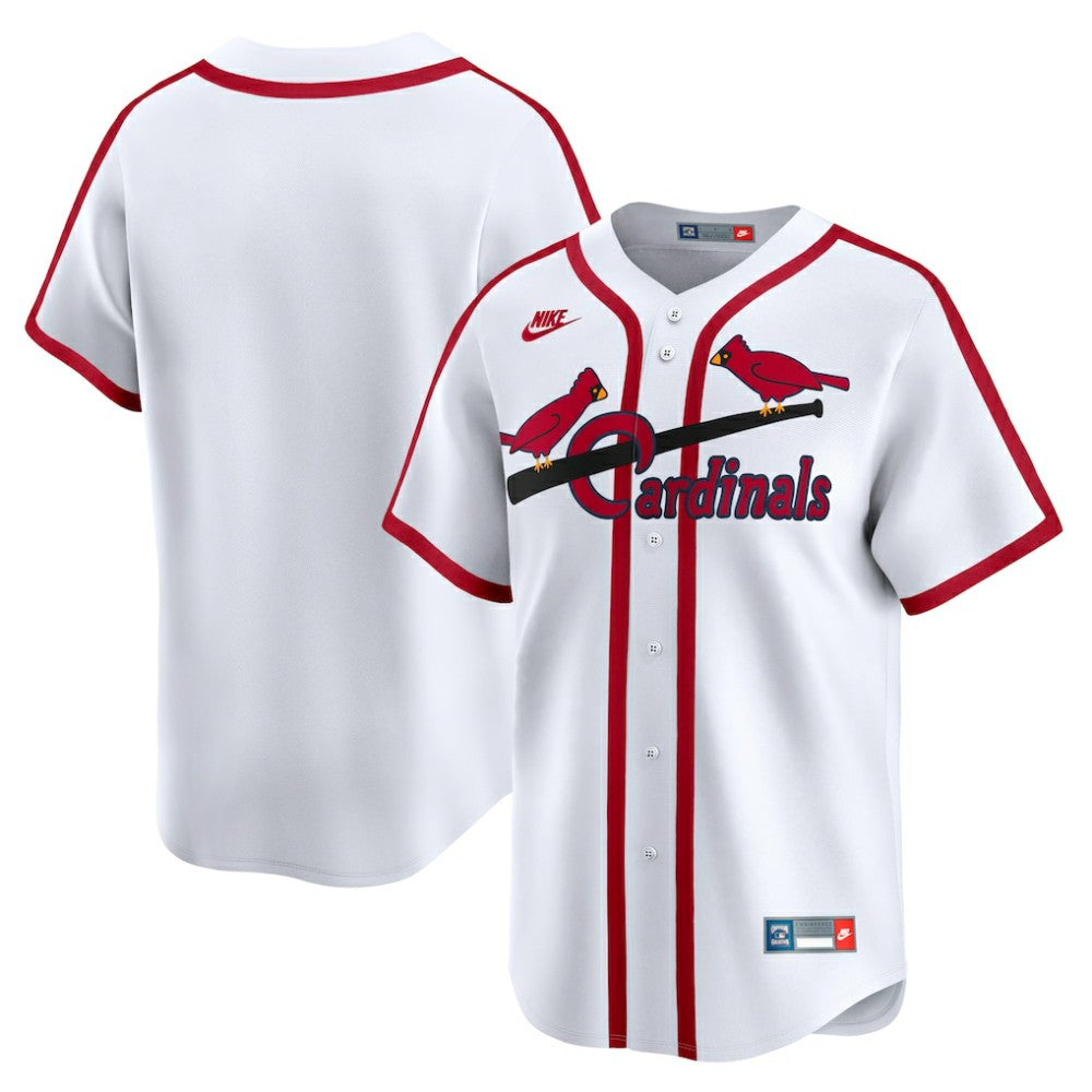 White St. Louis Cardinals Nike Cooperstown Collection Limited Jersey