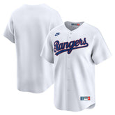 White Texas Rangers Nike Cooperstown Collection Limited Jersey