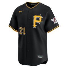Roberto Clemente Pittsburgh Pirates Nike Alternate Limited Jersey – Black