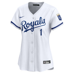 White MJ Melendez Kansas City Royals Nike Women's Home Limited Player Jersey