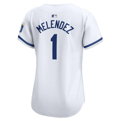 White MJ Melendez Kansas City Royals Nike Women's Home Limited Player Jersey
