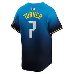 Blue Trea Turner Philadelphia Phillies Nike 2024 City Connect Limited Player Jersey