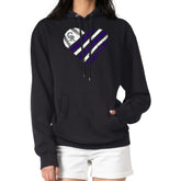Black Colorado Rockies G-III 4Her by Carl Banks Women's Heart Fleece Pullover Hoodie