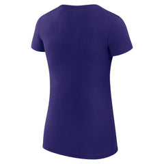 Purple Colorado Rockies G-III 4Her by Carl Banks Women's Super-Slim Fit Lightweight Heart Graphic T-Shirt