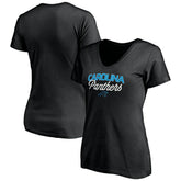 Women's Depth Chart V-Neck T-Shirt - Carolina Panthers T-shirts