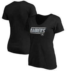 Women's Mascot In Bounds V-Neck T-Shirt - Las Vegas Raiders T-shirts
