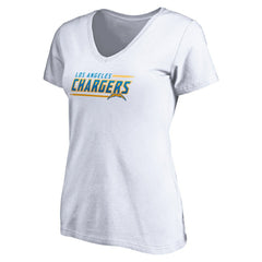 Women's Mascot In Bounds V-Neck T-Shirt - Los Angeles Chargers T-shirts