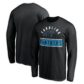 Team Arch Knockout Long Sleeve T-Shirt - Carolina Panthers T-shirts