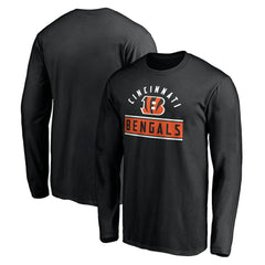 Team Arch Knockout Long Sleeve T-Shirt - Cincinnati Bengals T-shirts