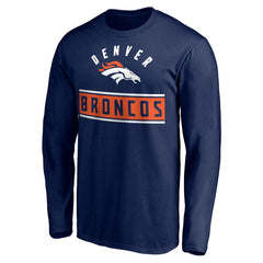 Team Arch Knockout Long Sleeve T-Shirt - Denver Broncos T-shirts