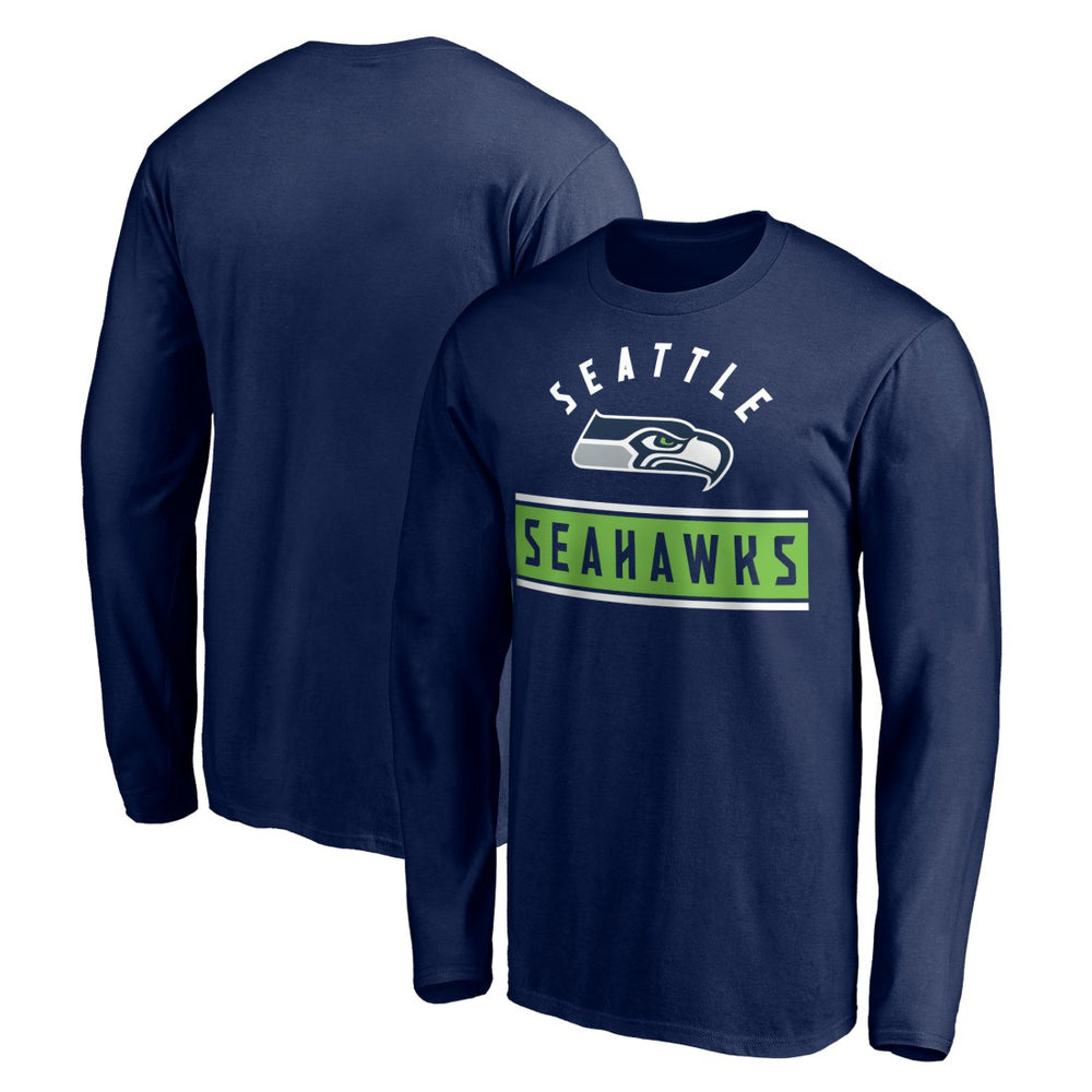 Team Arch Knockout Long Sleeve T-Shirt - Seattle Seahawks T-shirts