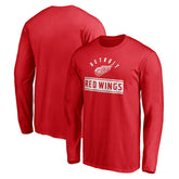 NHL Detroit Red Wings Team Arch Knockout Long Sleeve T-Shirt