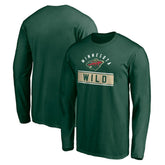 NHL Minnesota Wild Team Arch Knockout Long Sleeve T-Shirt