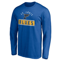 NHL St. Louis Blues Team Arch Knockout Long Sleeve T-Shirt