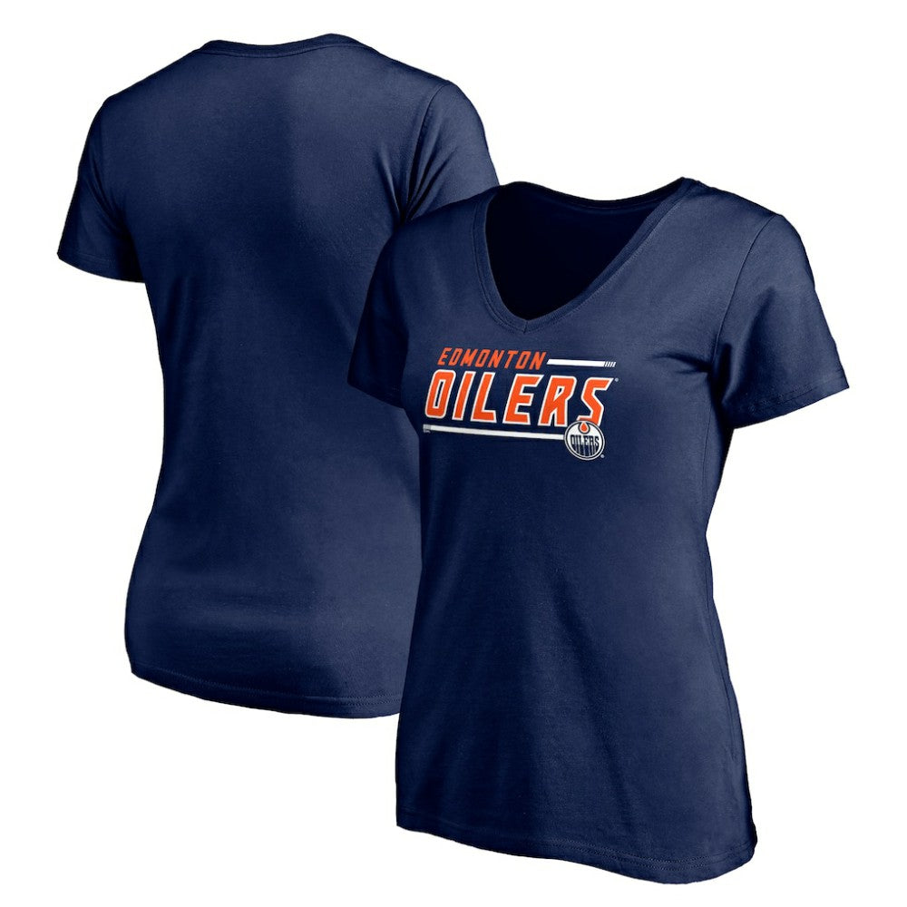 NHL Edmonton Oilers Women's Mascot In Bounds V-Neck T-Shirt