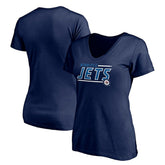 NHL Winnipeg Jets Women's Mascot In Bounds V-Neck T-Shirt