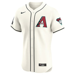 White Arizona Diamondbacks Nike Home Elite Patch Jersey