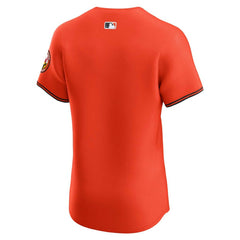 Orange Baltimore Orioles Nike Alternate Vapor Premier Elite Patch Jersey