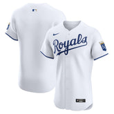 White Kansas City Royals Nike Home Elite Jersey