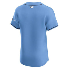 Light Blue Tampa Bay Rays Nike Alternate Vapor Premier Elite Patch Jersey