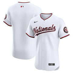 White Washington Nationals Nike Home Elite Jersey