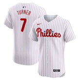 White Trea Turner Philadelphia Phillies Nike Home Elite Jersey
