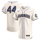 Cream Julio Rodríguez Seattle Mariners Nike Alternate Elite Player Jersey