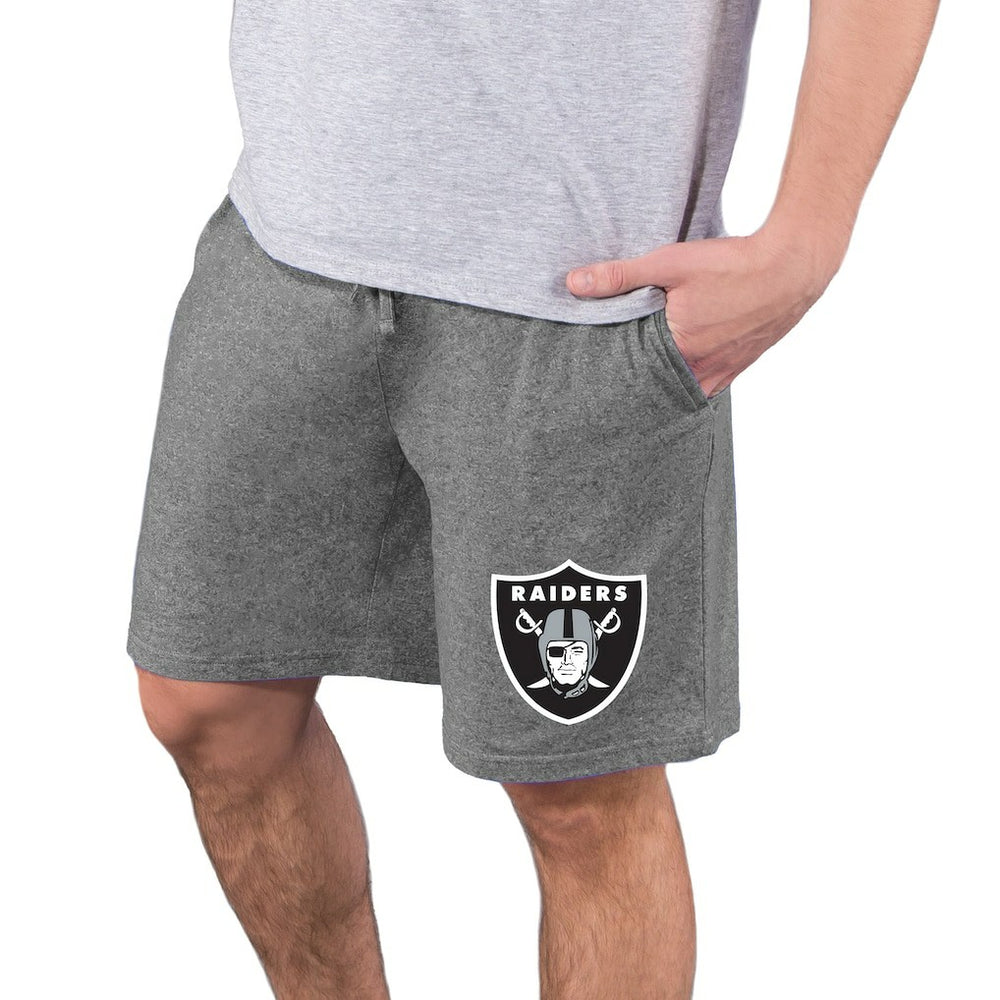 Concepts Sport Quest Knit Jam Shorts - Las Vegas Raiders Shorts