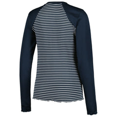 Antigua Women's Maverick Waffle Henley Long Sleeve T-Shirt - Chicago Bears T-shirts