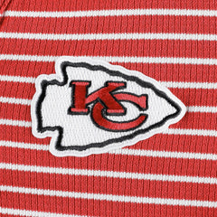 Antigua Women's Maverick Waffle Henley Long Sleeve T-Shirt - Kansas City Chiefs T-shirts
