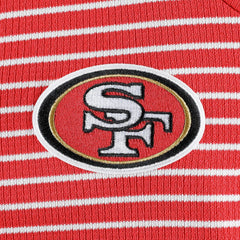Antigua Women's Maverick Waffle Henley Long Sleeve T-Shirt - San Francisco 49ers T-shirts