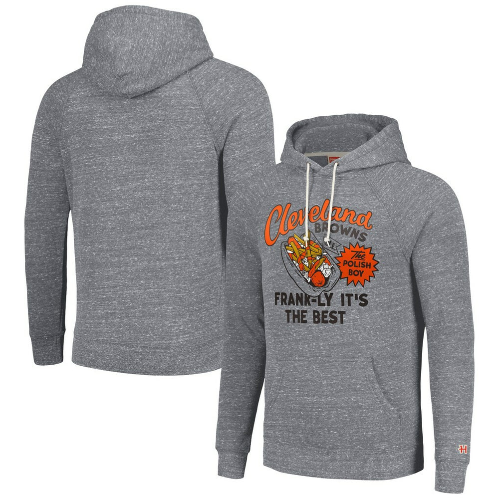 Homage Unisex NFL x Guy Fieri’s Flavortown Tri-Blend Pullover Hoodie - Cleveland Browns Hoodies