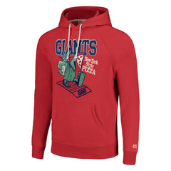 Homage Unisex NFL x Guy Fieri’s Flavortown Tri-Blend Pullover Hoodie - New York Giants Hoodies