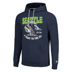 Homage Unisex NFL x Guy Fieri’s Flavortown Tri-Blend Pullover Hoodie - Seattle Seahawks Hoodies