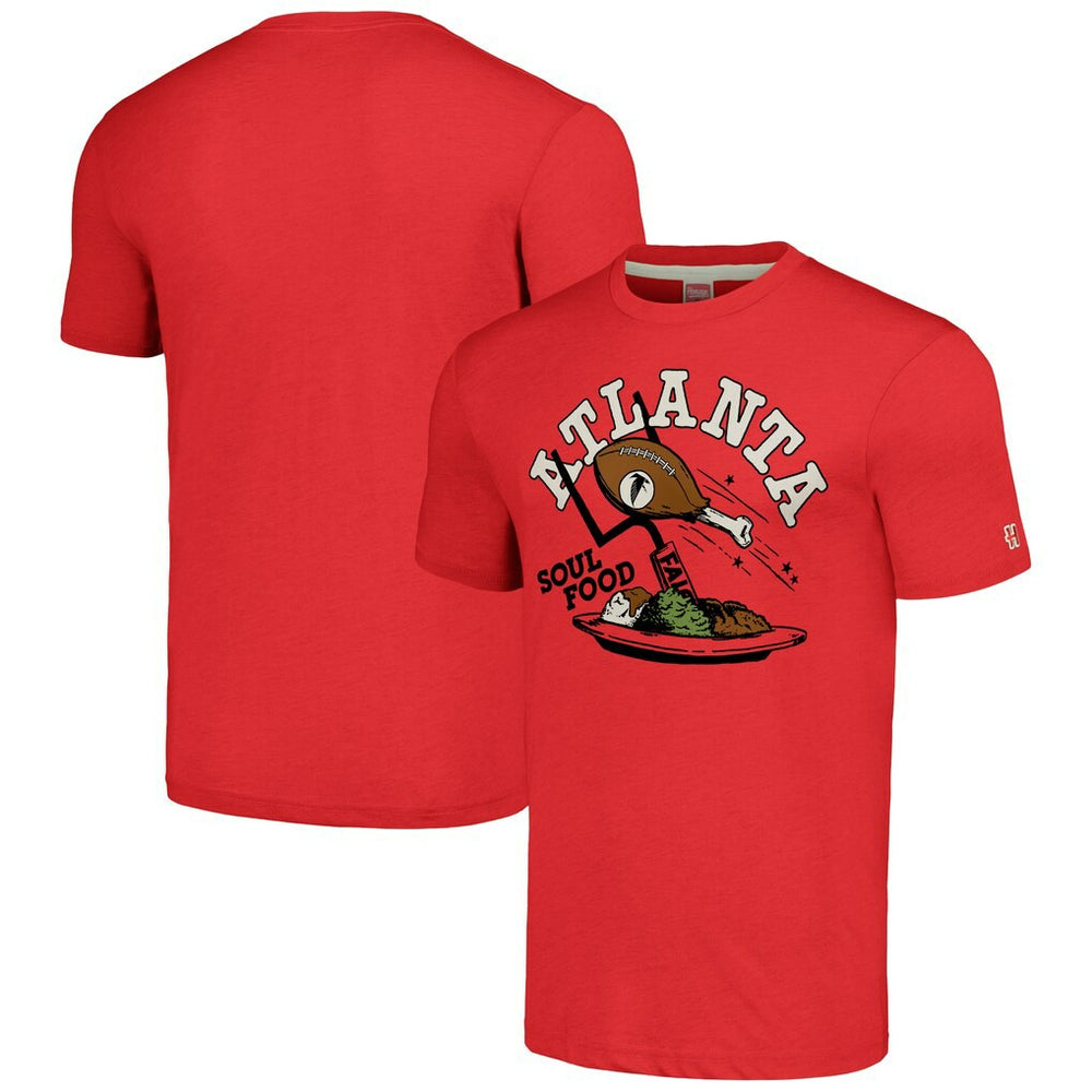 Homage Unisex NFL x Guy Fieri’s Flavortown Tri-Blend T-Shirt - Atlanta Falcons T-shirts