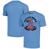 Homage Unisex NFL x Guy Fieri’s Flavortown Tri-Blend T-Shirt - Carolina Panthers T-shirts