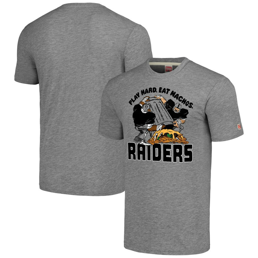 Homage Unisex NFL x Guy Fieri’s Flavortown Tri-Blend T-Shirt - Las Vegas Raiders T-shirts