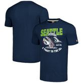 Homage Unisex NFL x Guy Fieri’s Flavortown Tri-Blend T-Shirt - Seattle Seahawks T-shirts