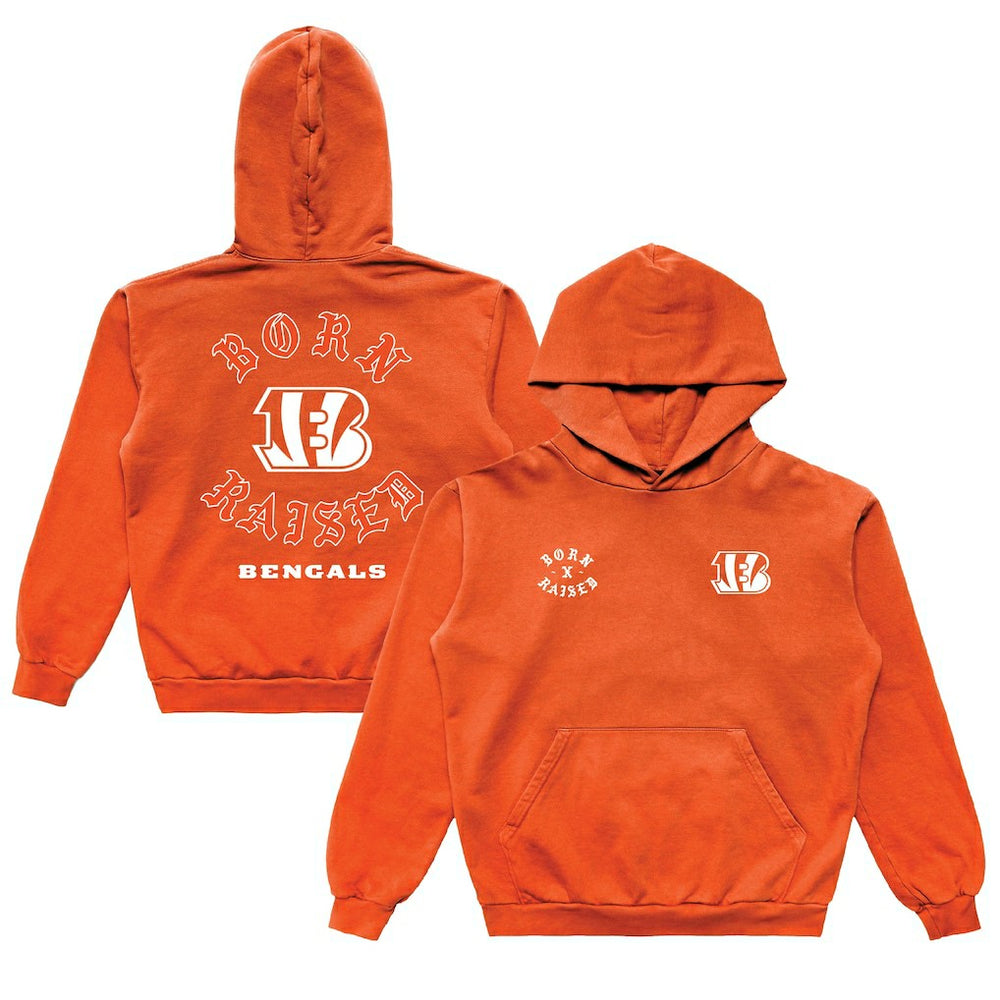 Born x Raised Unisex Pullover Hoodie - Cincinnati Bengals Hoodies