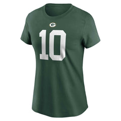 Jordan Love Women's Player Name & Number T-Shirt - Green Bay Packers T-shirts