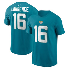 Trevor Lawrence Player Name & Number T-Shirt - Jacksonville Jaguars T-shirts