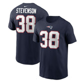 Rhamondre Stevenson Player Name & Number T-Shirt - New England Patriots T-shirts