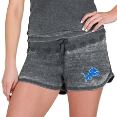 Concepts Sport Women's Resurgence Waffle Knit Shorts - Detroit Lions Shorts