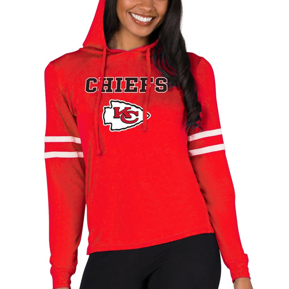 Concepts Sport Women's Marathon Lightweight Lounge Pullover Hoodie - Kansas City Chiefs Hoodies