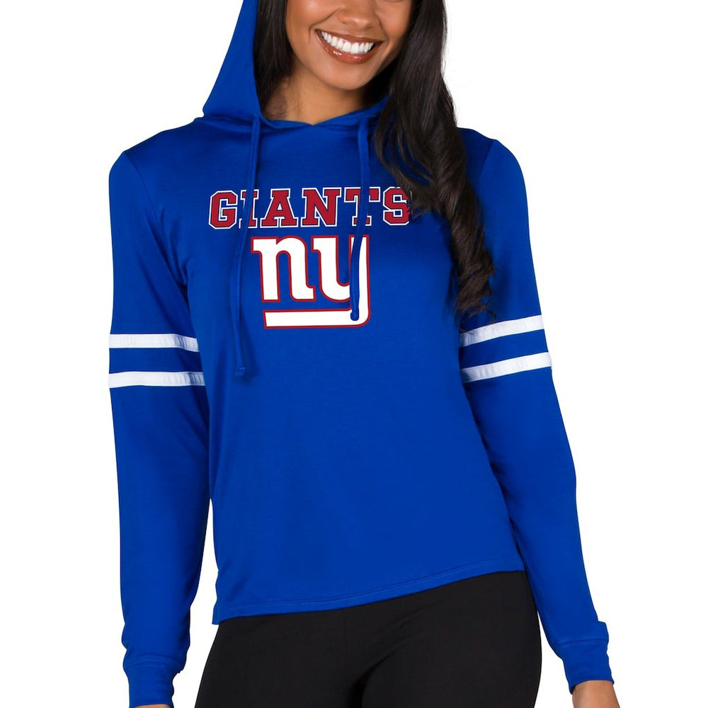 Concepts Sport Women's Marathon Lightweight Lounge Pullover Hoodie - New York Giants Hoodies