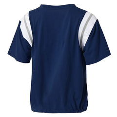 WEAR by Erin Andrews Women's Cinched Colorblock T-Shirt - Dallas Cowboys T-shirts