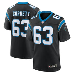 Austin Corbett Team Game Jersey - Carolina Panthers Jerseys