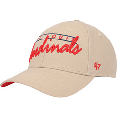 Khaki St. Louis Cardinals '47 Atwood MVP Adjustable Hat