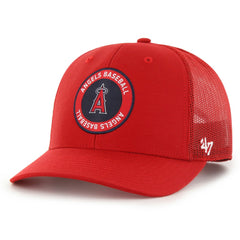 Red Los Angeles Angels '47 Unveil Trucker Adjustable Hat