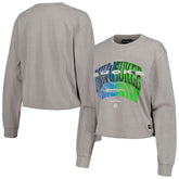 Milwaukee Bucks The Wild Collective Women's Band Cropped Long Sleeve T-Shirt
